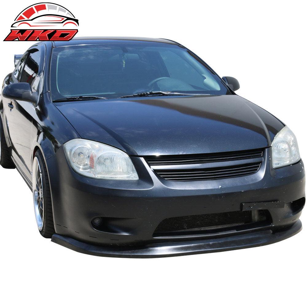 Fits 05-10 Chevy Cobalt SS Front Bumper Lip Unpainted PU ST Style Lower Spoiler