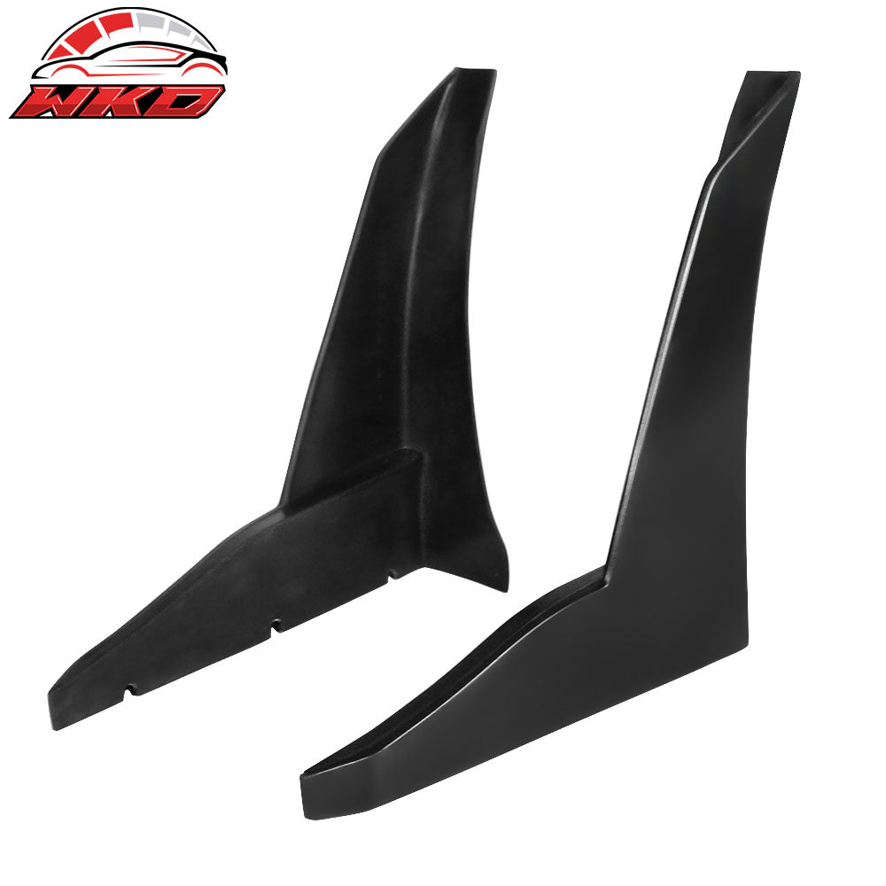 Fits 15-21 Subaru WRX STI CS Style Front Bumper Lip Spoiler Splitter Winglet PU