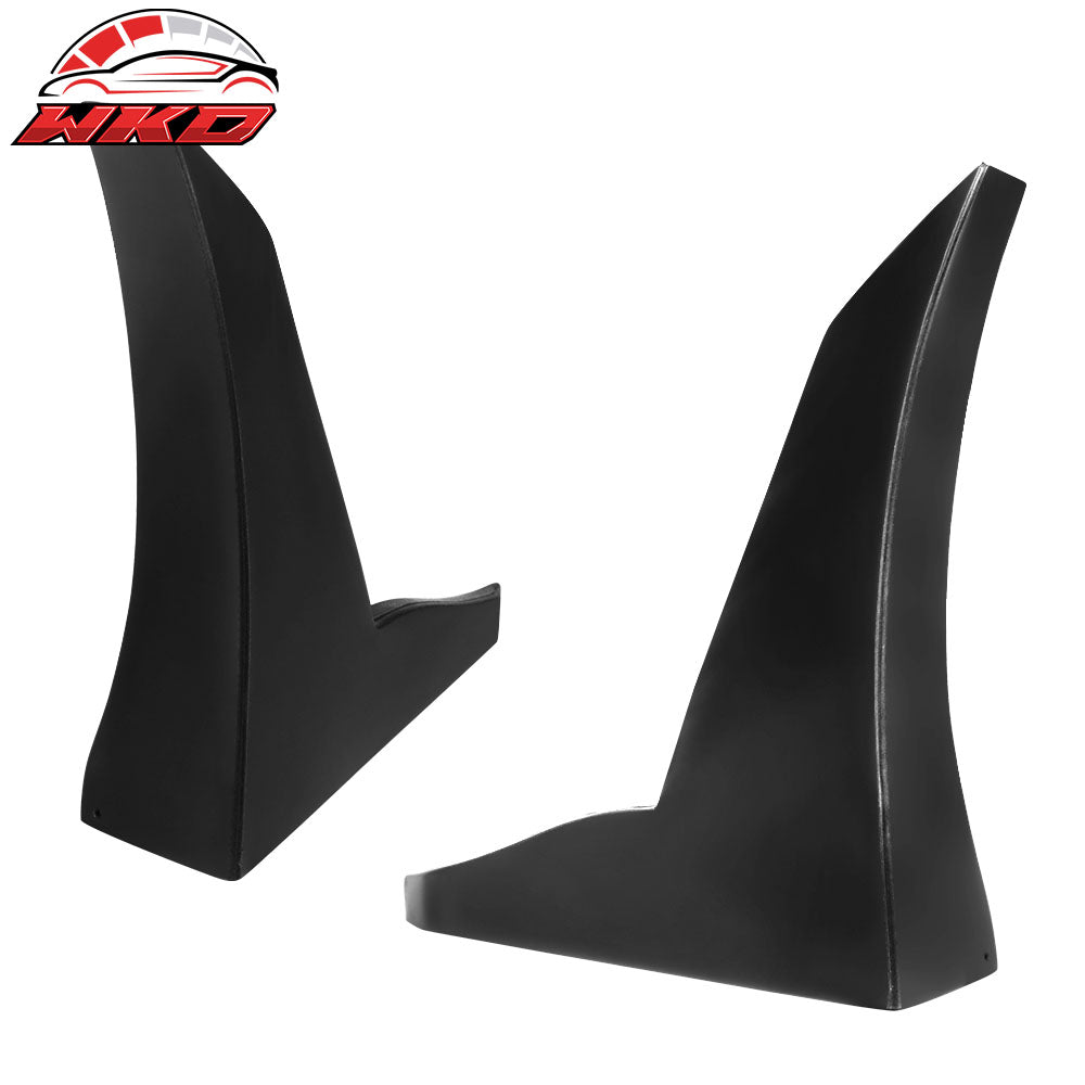 Fits 15-21 Subaru WRX STI CS Style Front Bumper Lip Spoiler Splitter Winglet PU