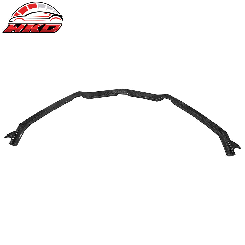 Fits 20-25 Chevrolet Corvette C8 Carbon Fiber Front Bumper Lip Spoiler Splitter
