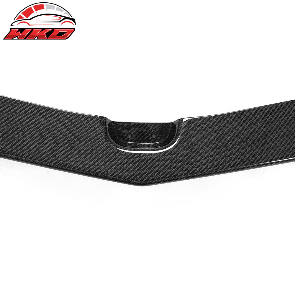 Fits 20-25 Chevrolet Corvette C8 Carbon Fiber Front Bumper Lip Spoiler Splitter