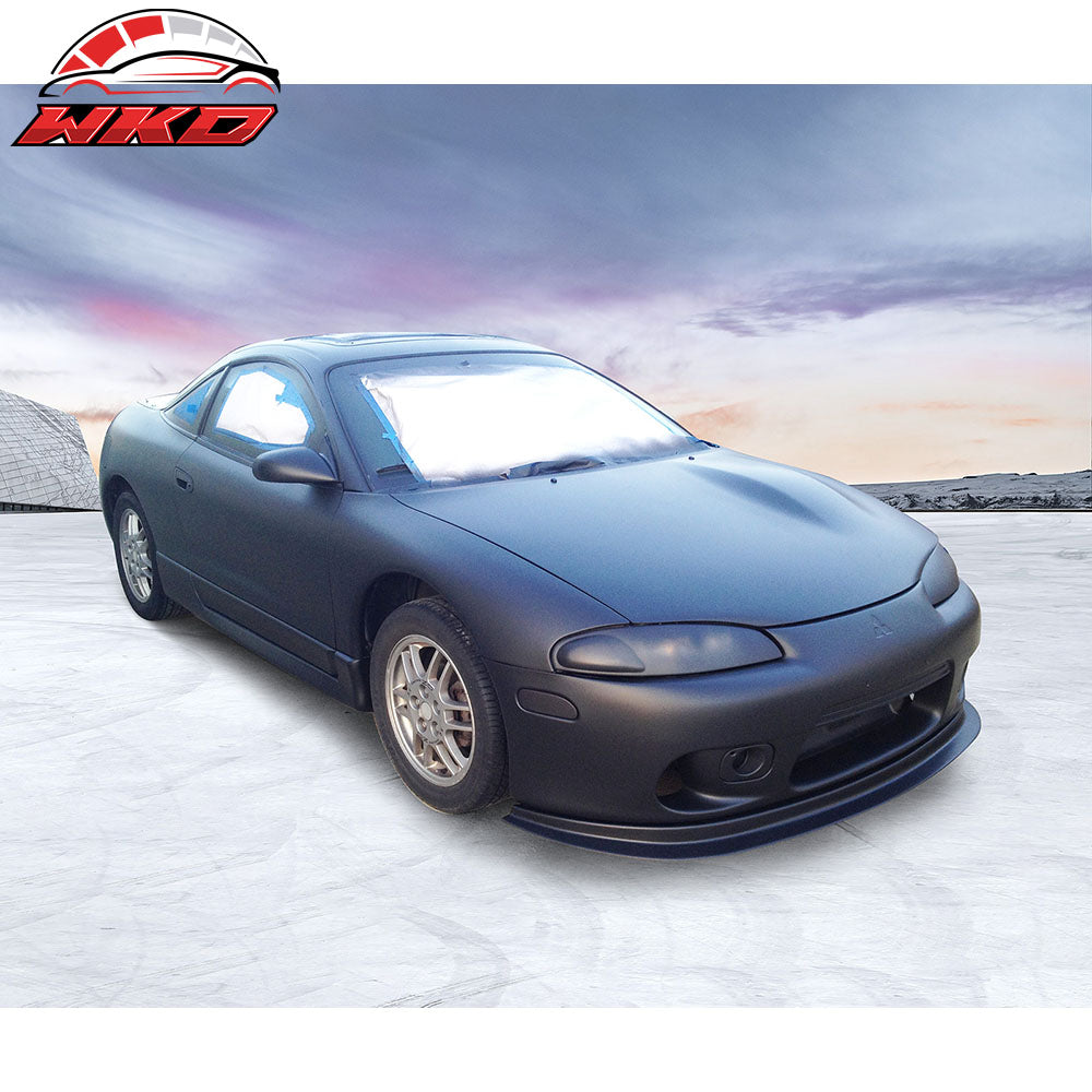 Fits 97-99 Mitsubishi Eclipse DS Style Aero One Front Bumper Lip Spoiler PU Kit