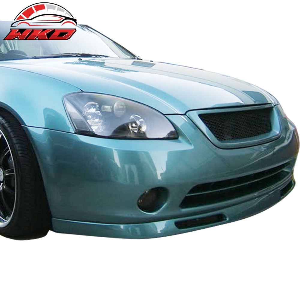 Fits 02-04 Nissan Altima Nismo N1 Style Front Bumper Lip PU Lower Spoiler Kit