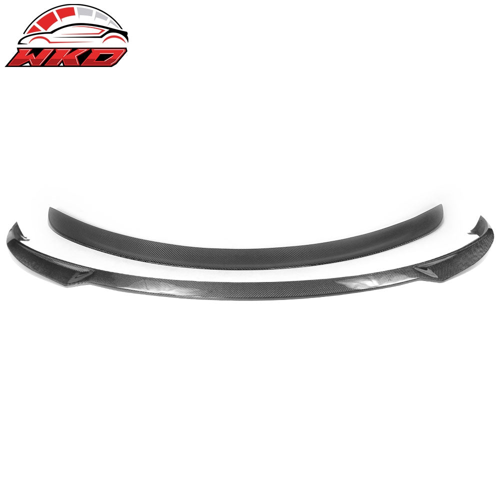 12-16 Tesla Model S Front Bumper Lip & OE Style Trunk Spoiler Carbon Fiber | Wholesale Default Title - Wikond Auto