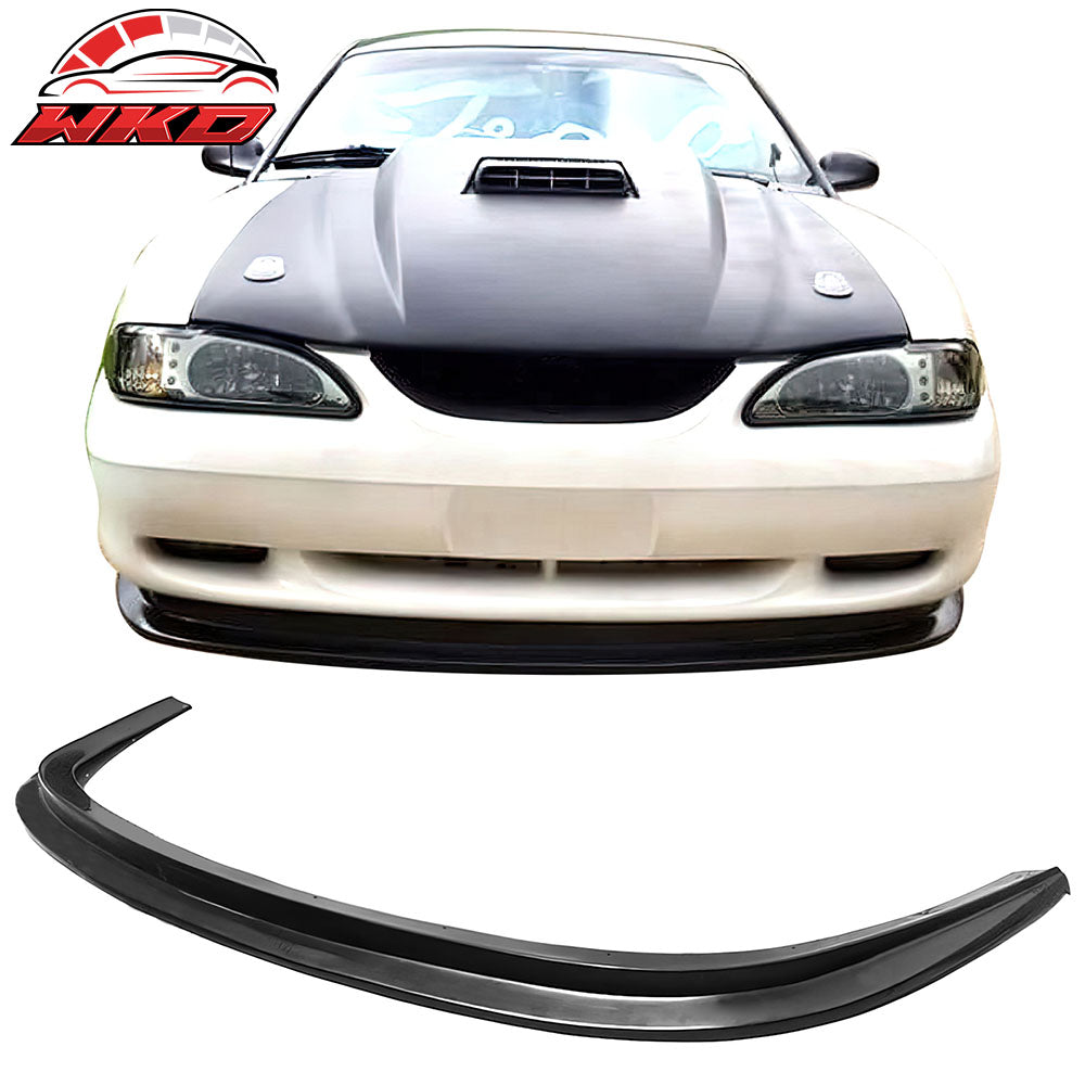 Fits 99-04 Ford Mustang MDA Style Front Bumper Lip Spoiler Splitter Unpainted PU