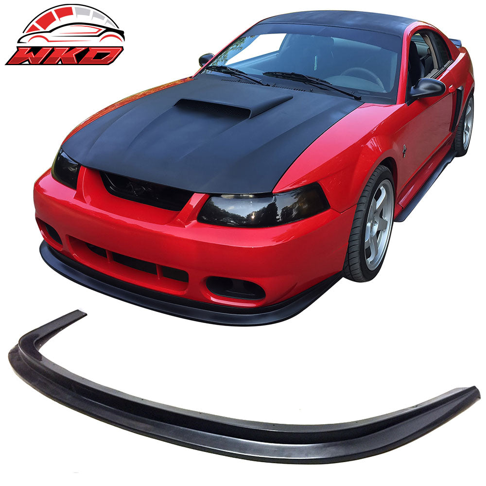 Fits 94-98 Ford Mustang MDA Cobra Style Front Bumper Lip Spoiler Unpainted PU