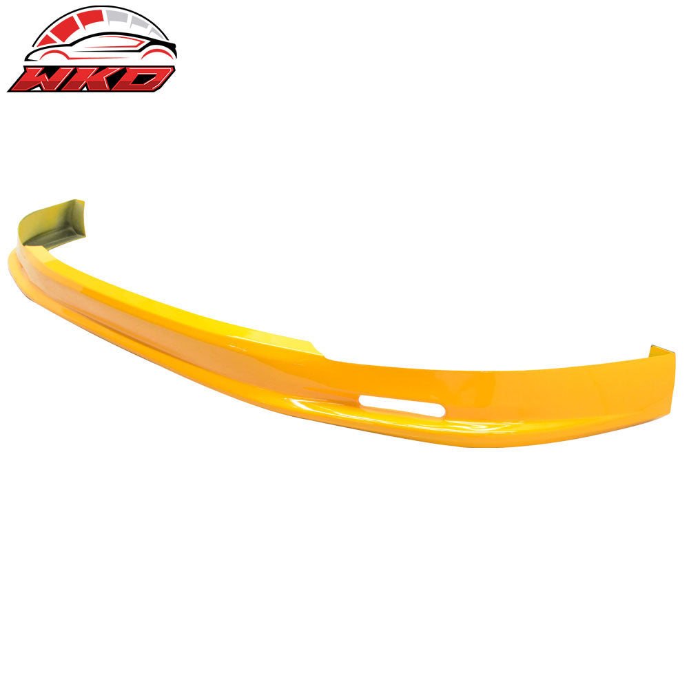 Wholesale 1996-1998 Honda Civic Mugen Style Painted Orange Front Bumper Lip PU - Bulk Orders & Dealer Pricing Available
