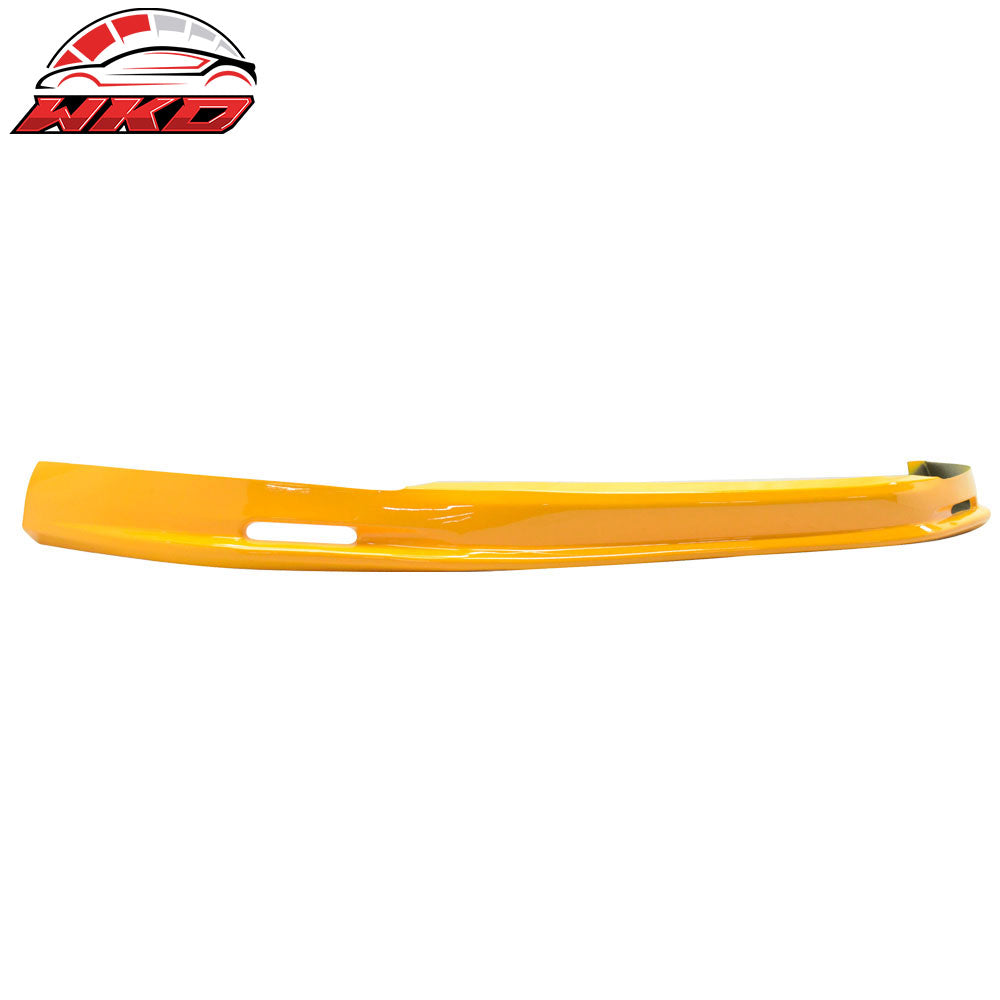 Fits 96-98 Honda Civic EK Mugen Style Front Bumper Lip Spoiler PU Painted Orange