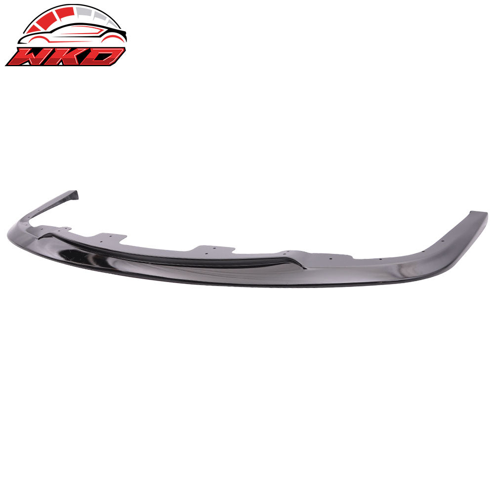 Fits 06-07 Impreza WRX STI Front Bumper Lip Painted Gloss Black Lower Spoiler