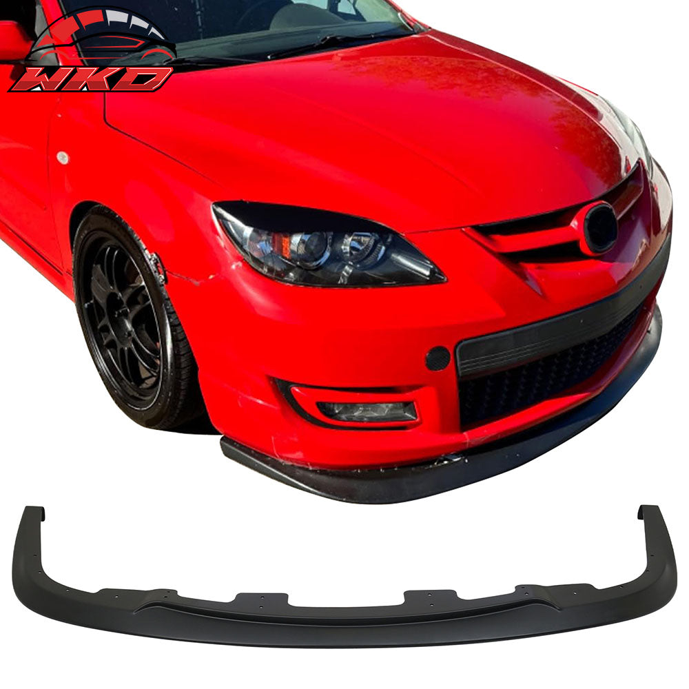 Fits 07-09 MazdaSpeed 3 04-08 Mazda 6 S/i Front Bumper Lip Spoiler Unpainted PP