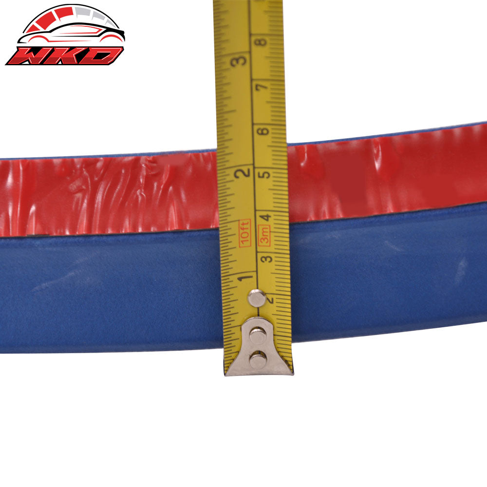 3M Tape Adhesive Front Bumper Lip Splitter Quick Chin 100 Inch 8.5 FT Matte Blue