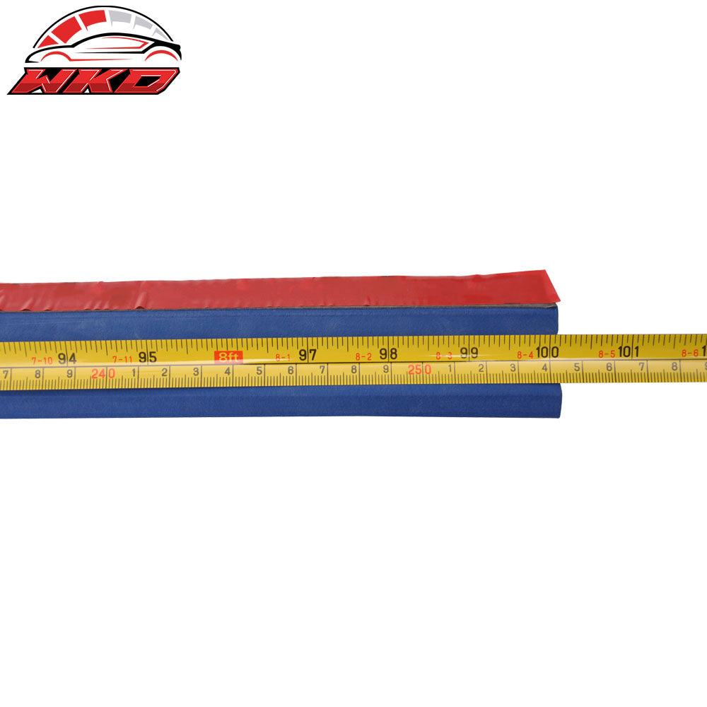 3M Tape Adhesive Front Bumper Lip Splitter Quick Chin 100 Inch 8.5 FT Matte Blue