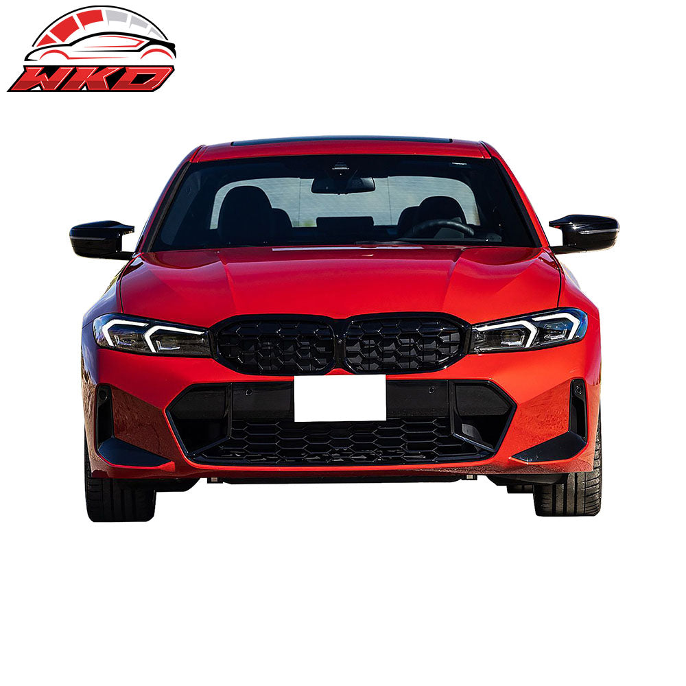 Fits 23-24 BMW G20 3-Series LCI & M340i M-Sport Front Bumper Sensor Hole No ACC