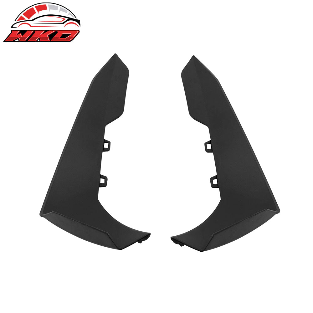 Fits 16-24 Chevrolet Camaro 1LE Style 2PCS Front Bumper Side Splitter Canards PP