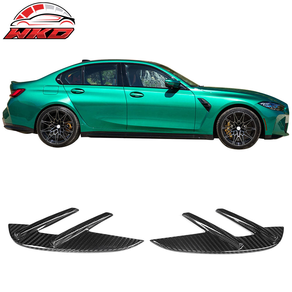 2021-23 BMW G80 M3 2PCS Front Fender Side Vents OE Style Dry Carbon Fiber | Wholesale