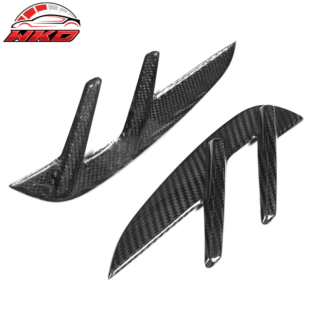 Fits 21-23 BMW G80 M3 2PCS Front Fender Side Vents OE Style Dry Carbon Fiber