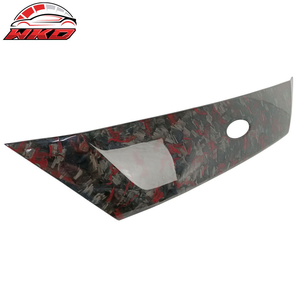Fits 18-20 Ford Focus Hatchback Forged Carbon Fiber Front Grille Molding Trim