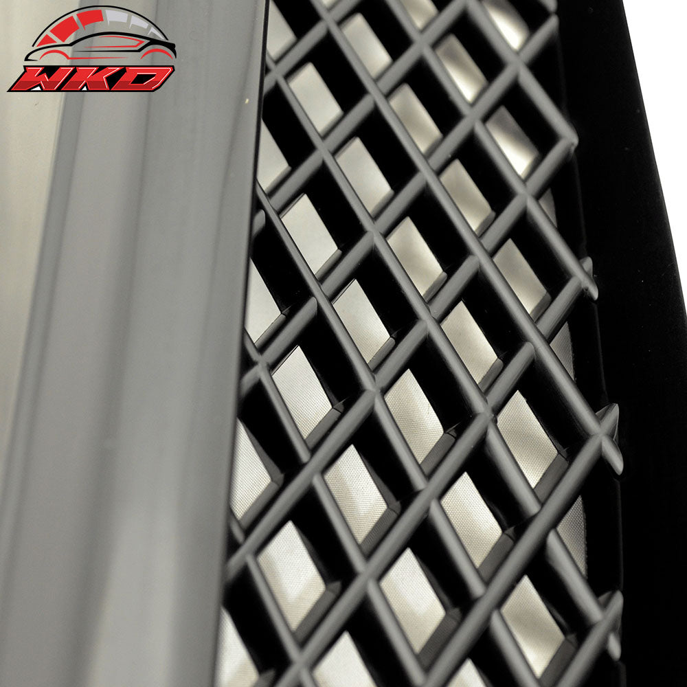 For 96-98 Honda Civic EJ EK Type R Front Hood Grille Mesh Upper Grill Black ABS