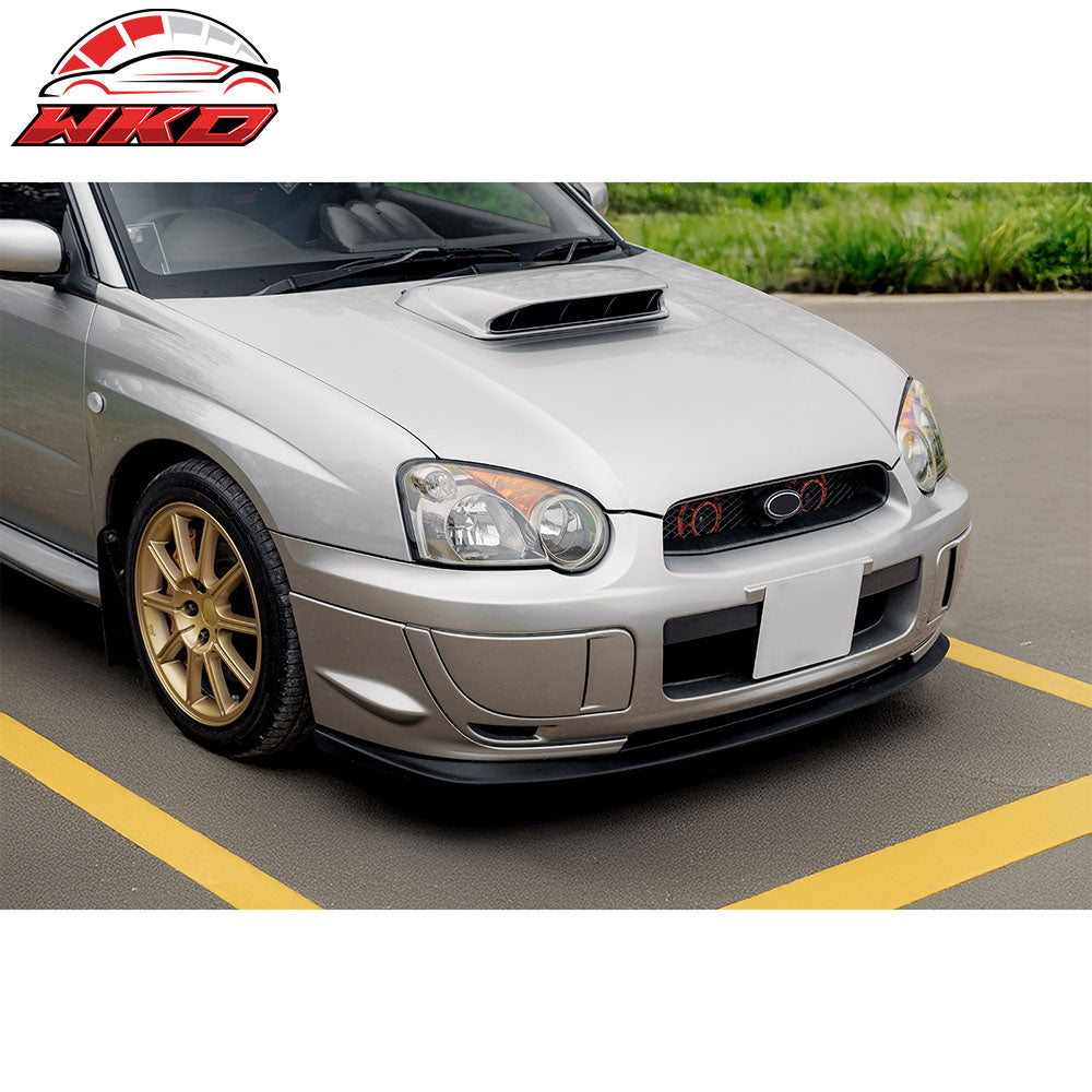 Wholesale 04-05 Subaru Impreza 4DR STI Style Front Bumper Upper Grille Gloss Black ABS