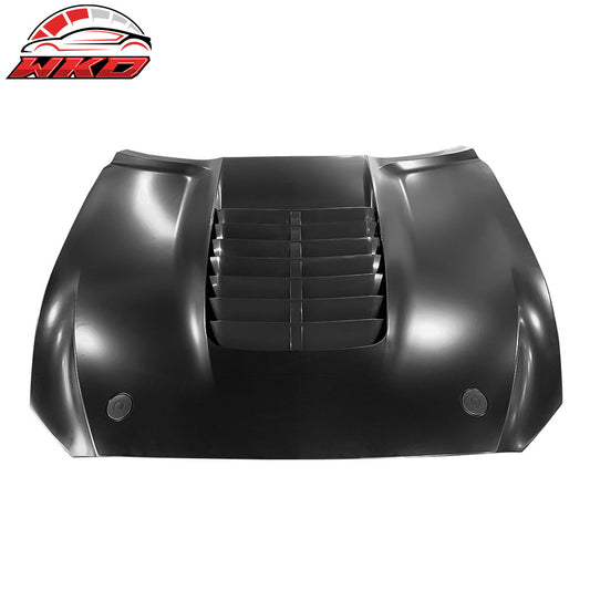 15-17 Ford Mustang GT500 Style Aluminum Front Hood Cover Air Vent Unpainted | Wholesale