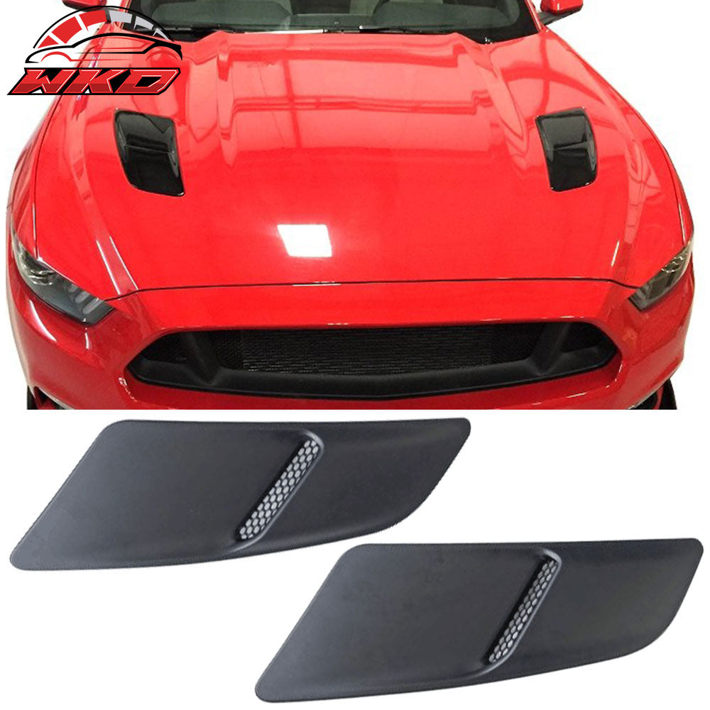 Fits 15-17 Ford Mustang GT OE Style Front Hood Vent - PP Polypropylene