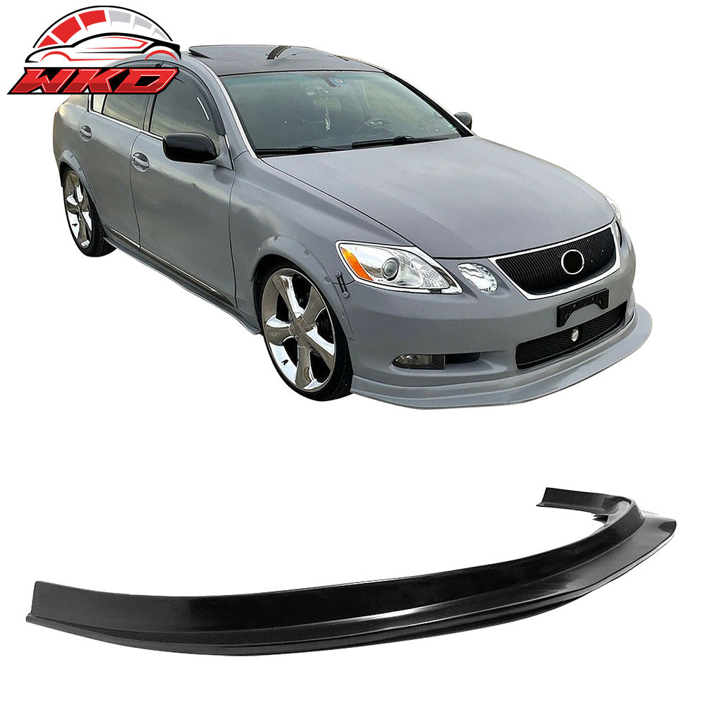 Fits 06-07 Lexus GS300 GS350 GS430 MDA Style Front Lip Bumper Lower Spoiler - PU