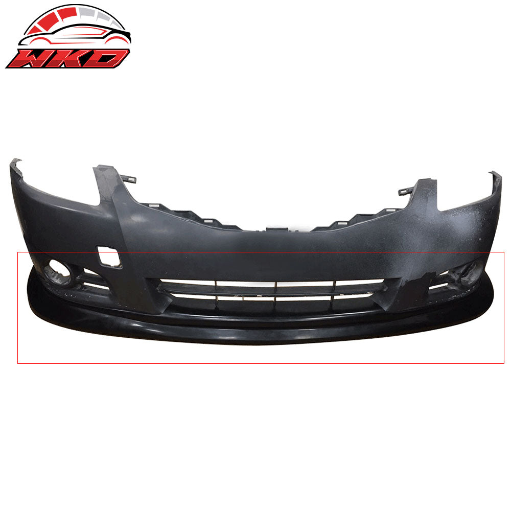 For 10-13 Nissan Altima 4Dr Sedan Ikon Aero DP Front Lip Bumper Spoiler Splitter