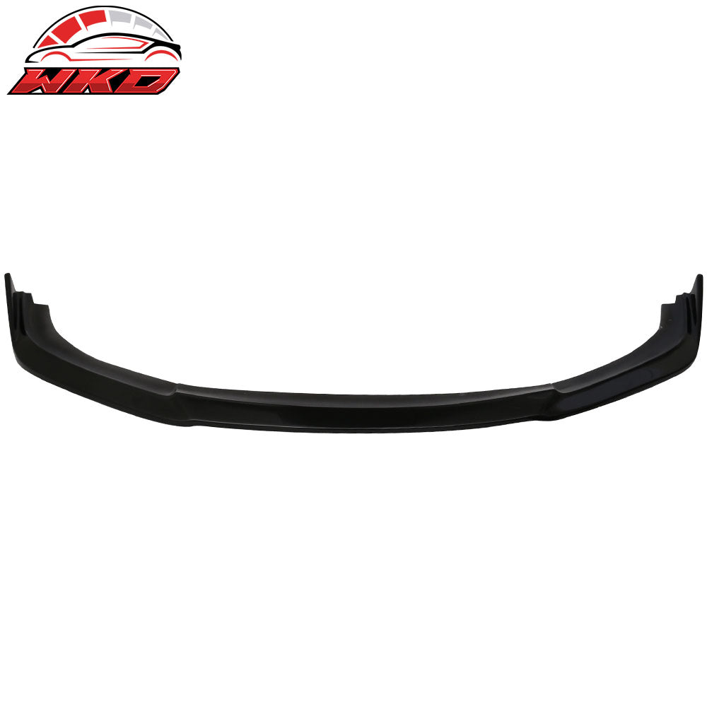Fit 16-18 Honda Civic CS Style Front Bumper Lip PU Painted #NH731P Crystal Black