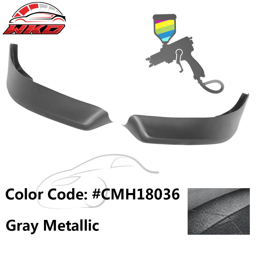 Fits 08-15 Mitsubishi Lancer OE Front Lip Splitter PP #CMH18036 Gray Metallic