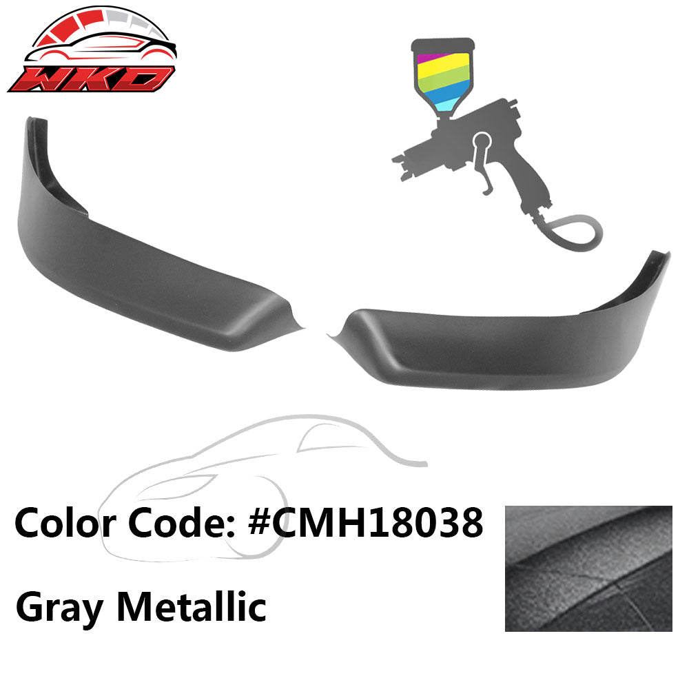 Fits 08-15 Mitsubishi Lancer OE Front Lip Splitter PP #CMH18038 Gray Metallic