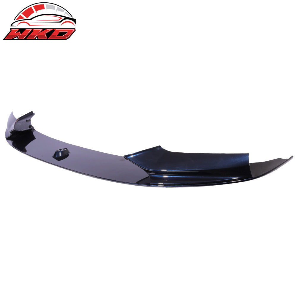 Fits 11-16 BMW F10 Performance Front Bumper Lip A89 Blue Two Tone