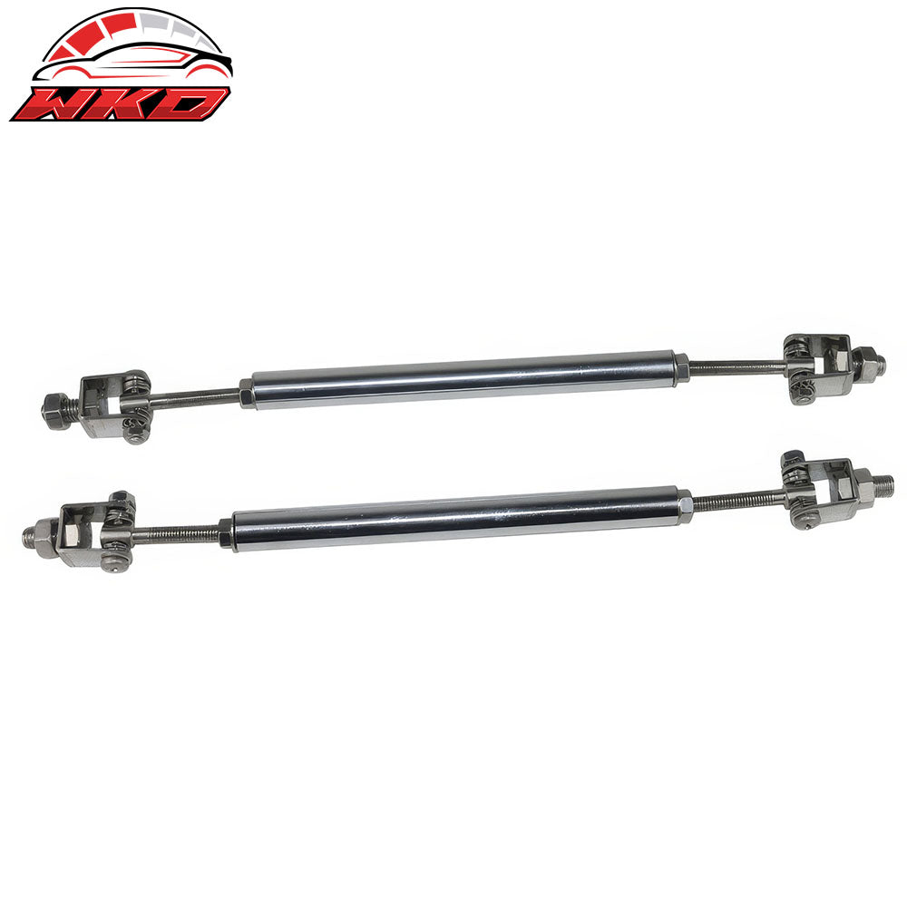 For 14-20 BMW 4-Series M Sport MX Style Front Lip Splitter w/ Gunmetal Strut Rod