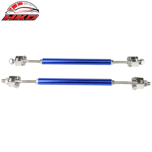 Wholesale Blue Adjustable Front Bumper Lip Spoiler Splitter Strut Rods Support 8-10.6 Inch