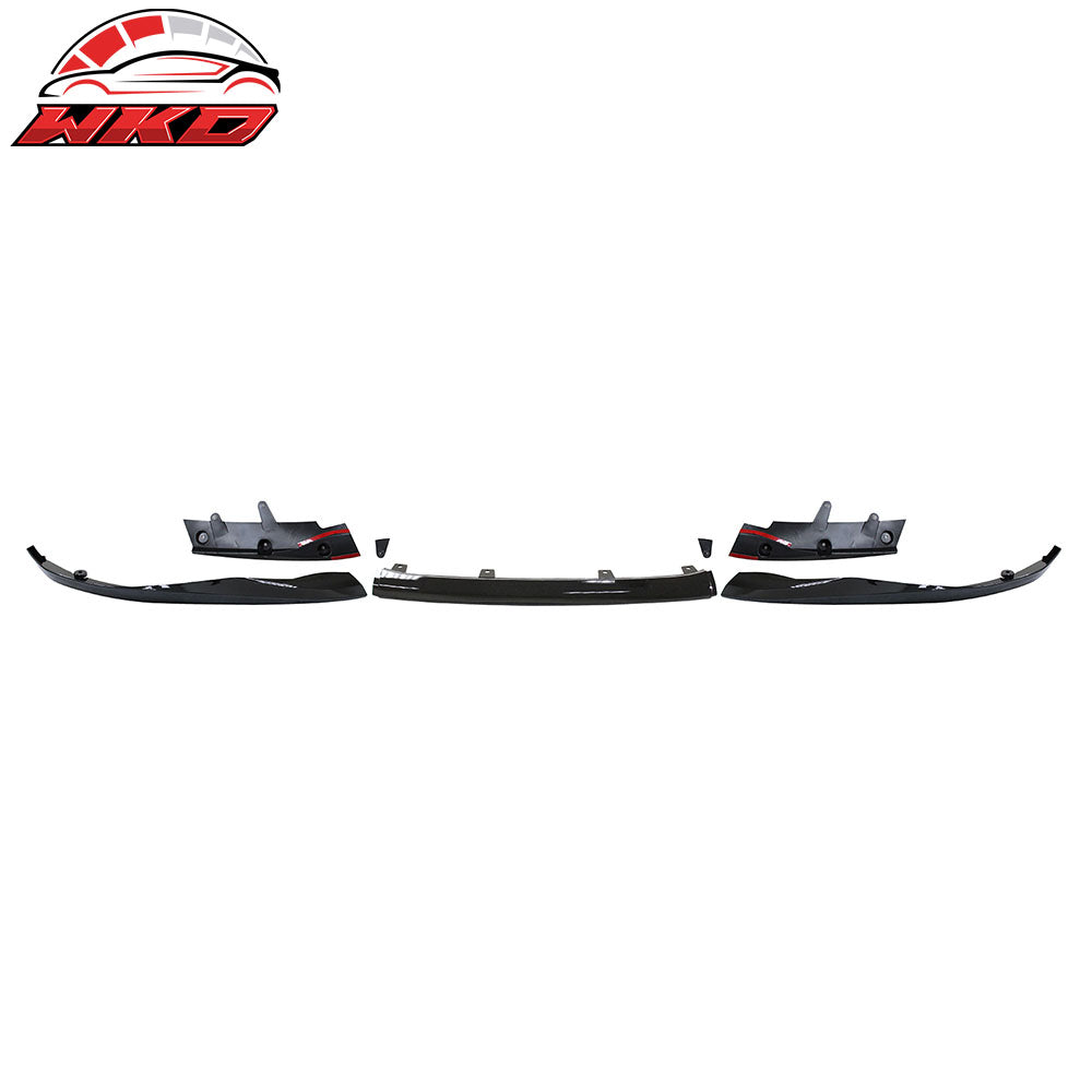 21-25 BMW G22 G23 4-Series M-Performance Style Front Bumper Lip Gloss Black | Wholesale