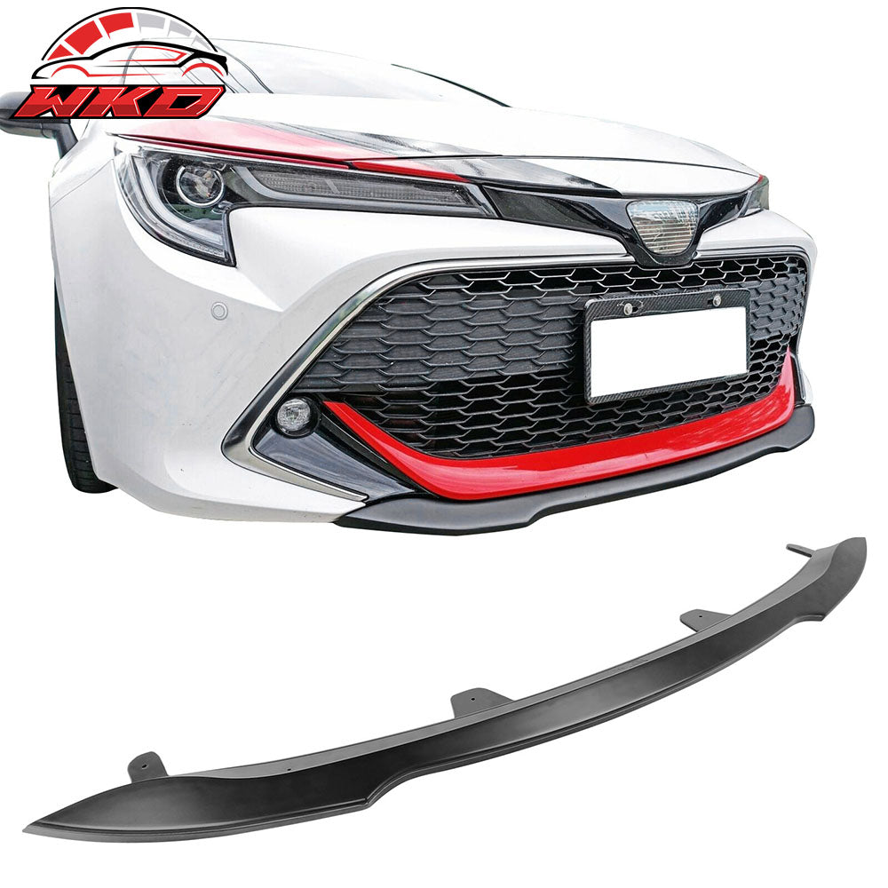 Fits 19-22 Toyota Corolla Auris E210 5Dr Hatchback Front Bumper Lip Chin Spoiler