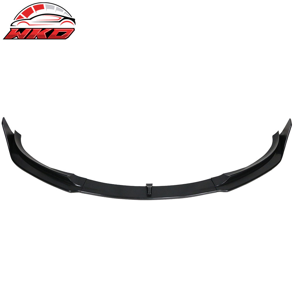 Fits 17-23 Tesla Model 3 V Style Front Bumper Lip Spoiler Kit Unpainted PP 5PCS