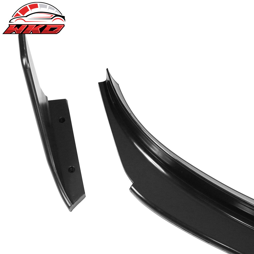 Fits 17-23 Tesla Model 3 V Style Front Bumper Lip Spoiler Kit Unpainted PP 5PCS