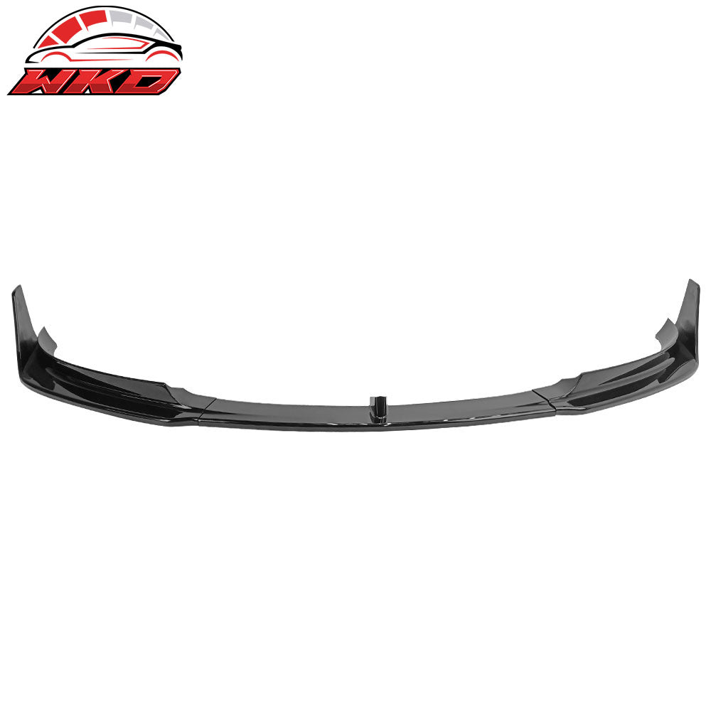 2017-23 Tesla Model 3 V Style Gloss Black Front Bumper Lip Spoiler Kit PP 5PC | Wholesale