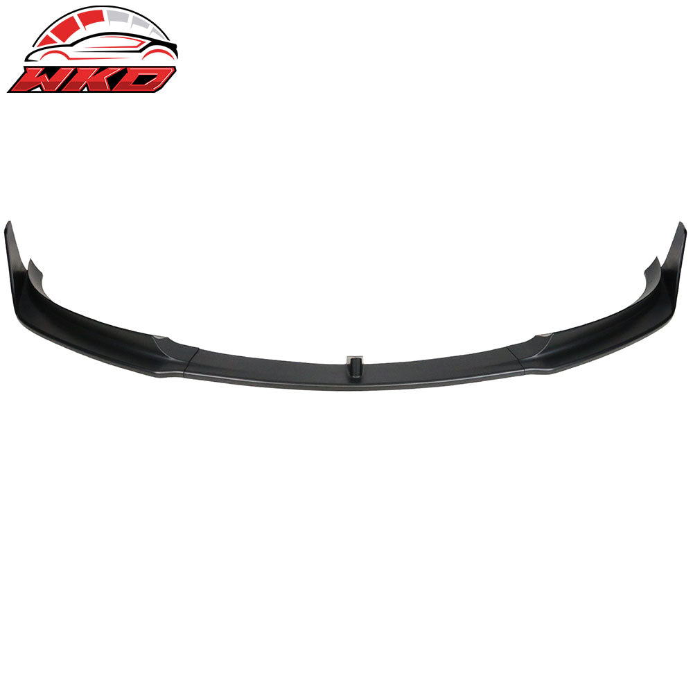 Fits 17-23 Tesla Model 3 V Style Matte Black Front Bumper Lip Spoiler Kit PP 5PC