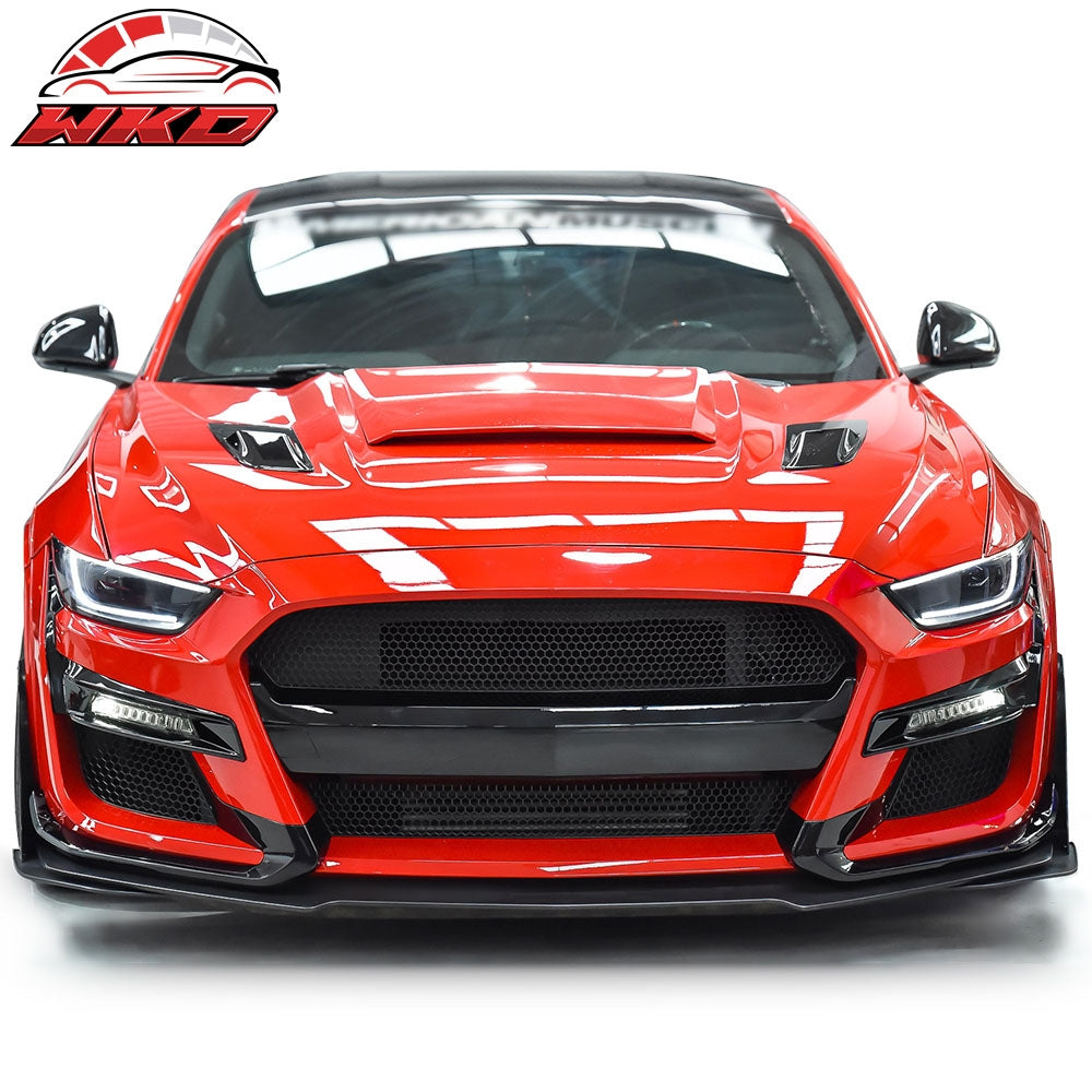 Replacement Front Lip for 15-17 Ford Mustang GT500 Style Front Bumper - PP