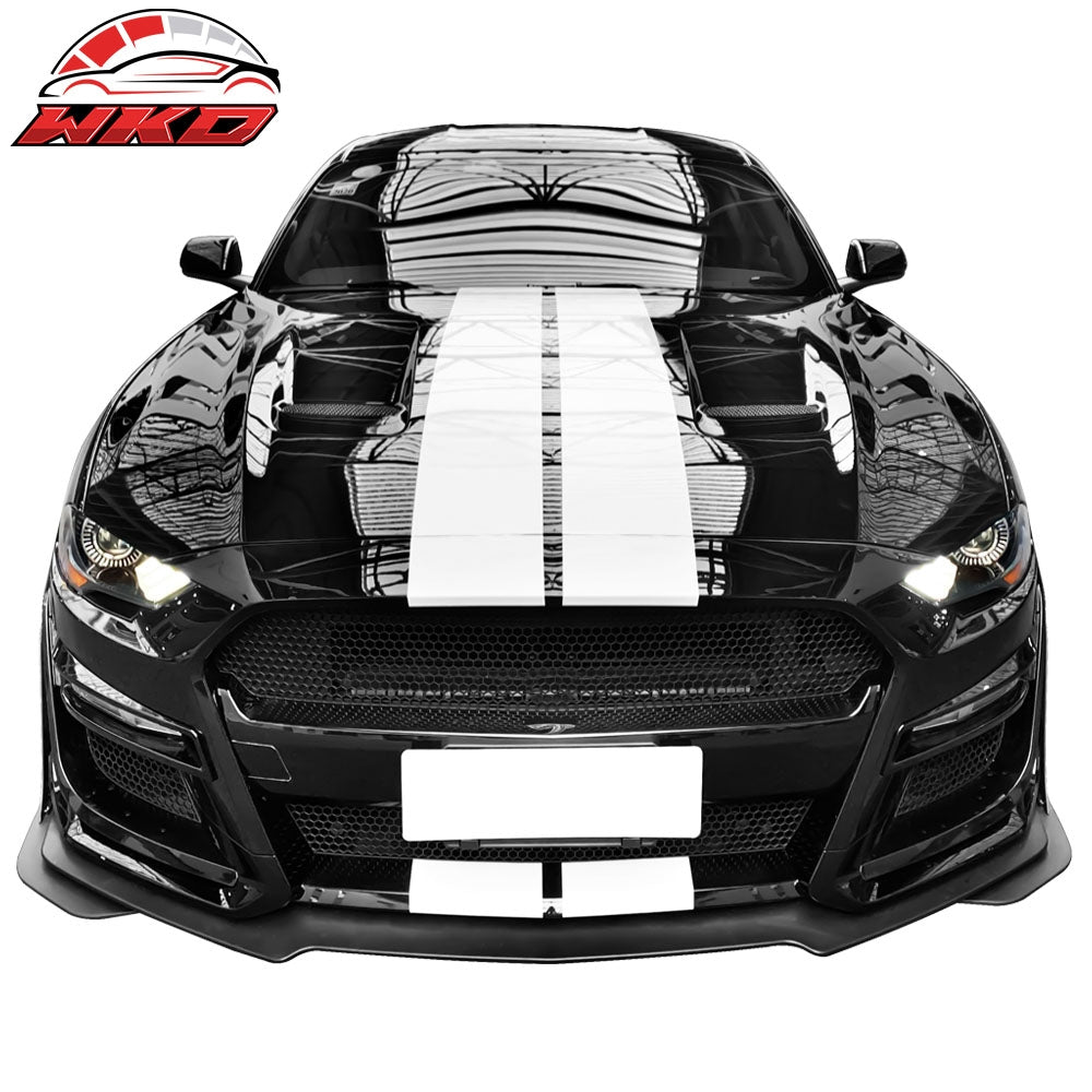 Replacement Front Lip for 18-23 Ford Mustang GT500 Style Front Bumper - PP