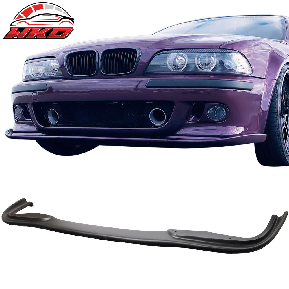 Fits 96-03 BMW E39 5 Series H Style Front Bumper Lip For Aftermarket M Bumper PP