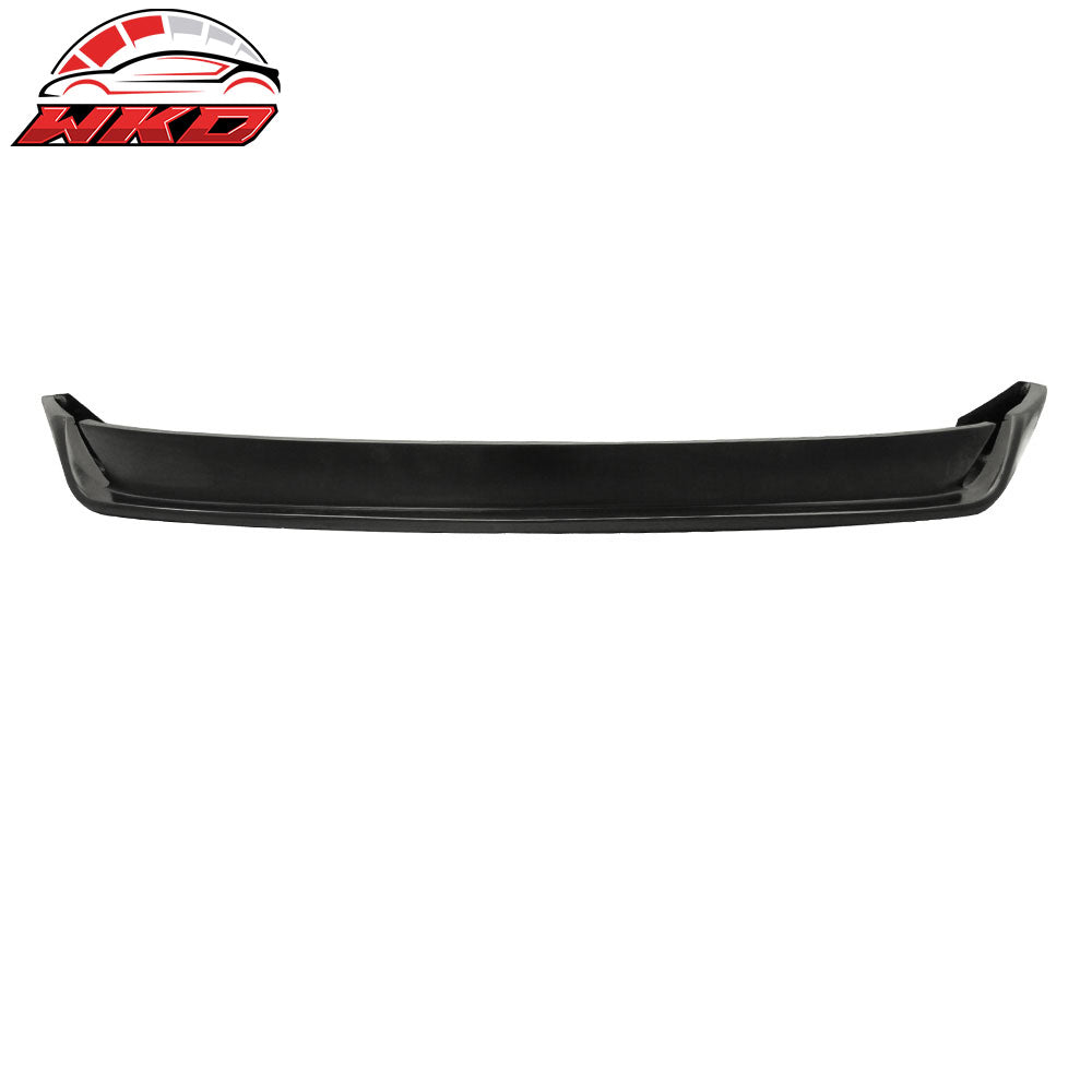 Fits 96-01 Audi A4 B5 Type-on Style Front Bumper Lip Spoiler Unpainted Black PU