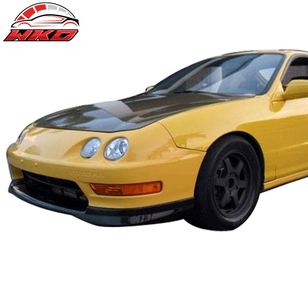 Fits 98-01 Acura Integra Type R TR Style Front Bumper Lip Spoiler Unpainted - PU