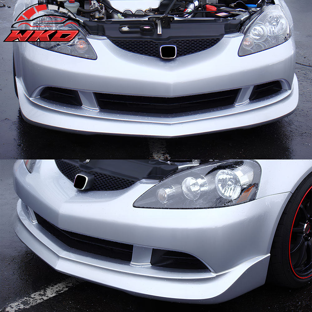 Fits 05-06 Acura RSX DC5 Mugen Style Front Bumper Lip PU Unpainted Chin Spoiler