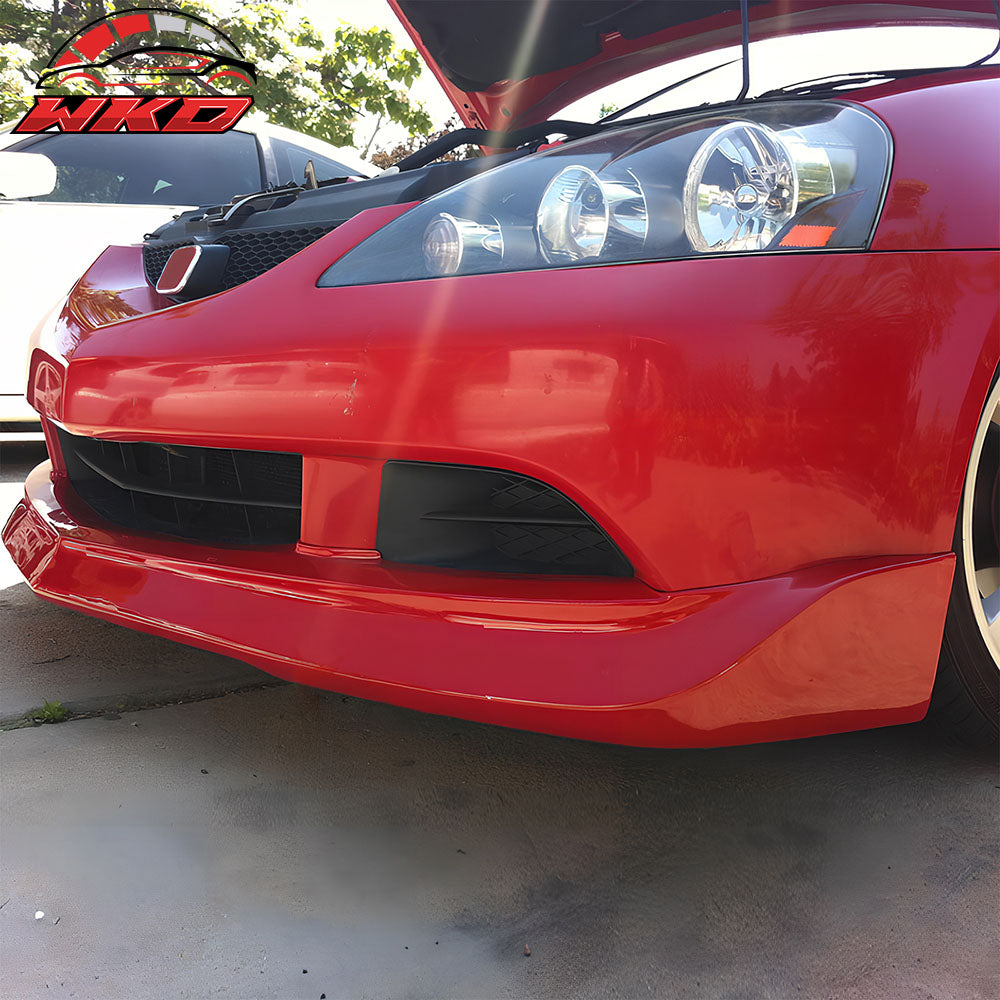 Fits 05-06 Acura RSX DC5 Mugen Style Front Bumper Lip PU Unpainted Chin Spoiler