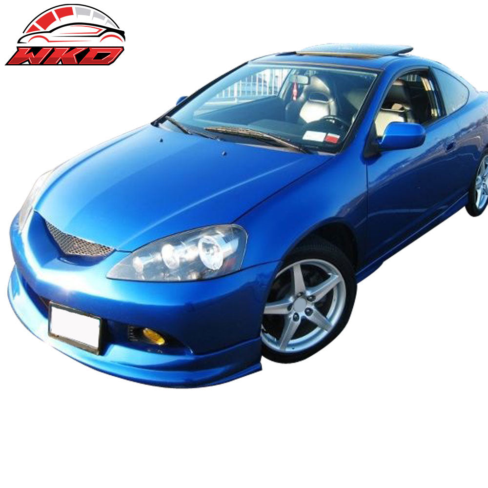 Fits 05-06 Acura RSX Coupe DC5 Front Bumper Lip Spoiler P1 Style PU Splitter Kit