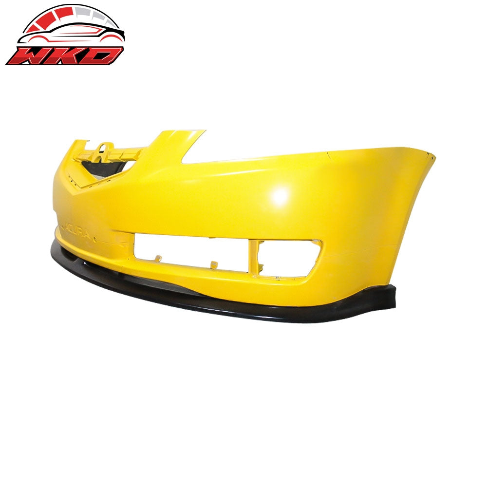 Fits 07-08 Acura TL Base CS Style Front Bumper Lip Spoiler Splitter Unpainted PU