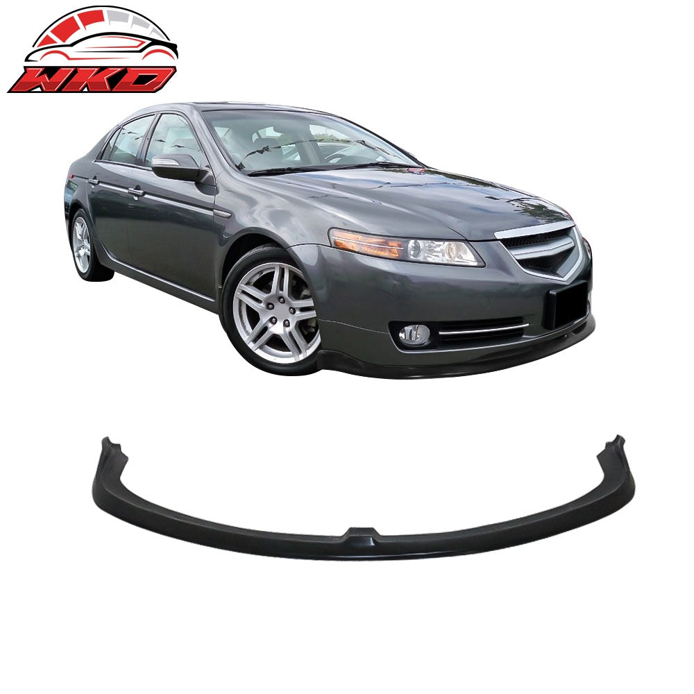 Fits 07-08 Acura TL Base CS Style Front Bumper Lip Spoiler Splitter Unpainted PU