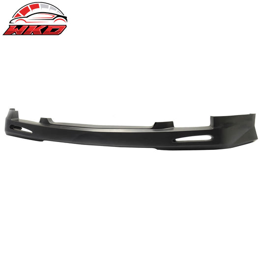 2004-05 Acura TSX JDM Style Front Bumper Lip Spoiler Unpainted Black PU | Wholesale
